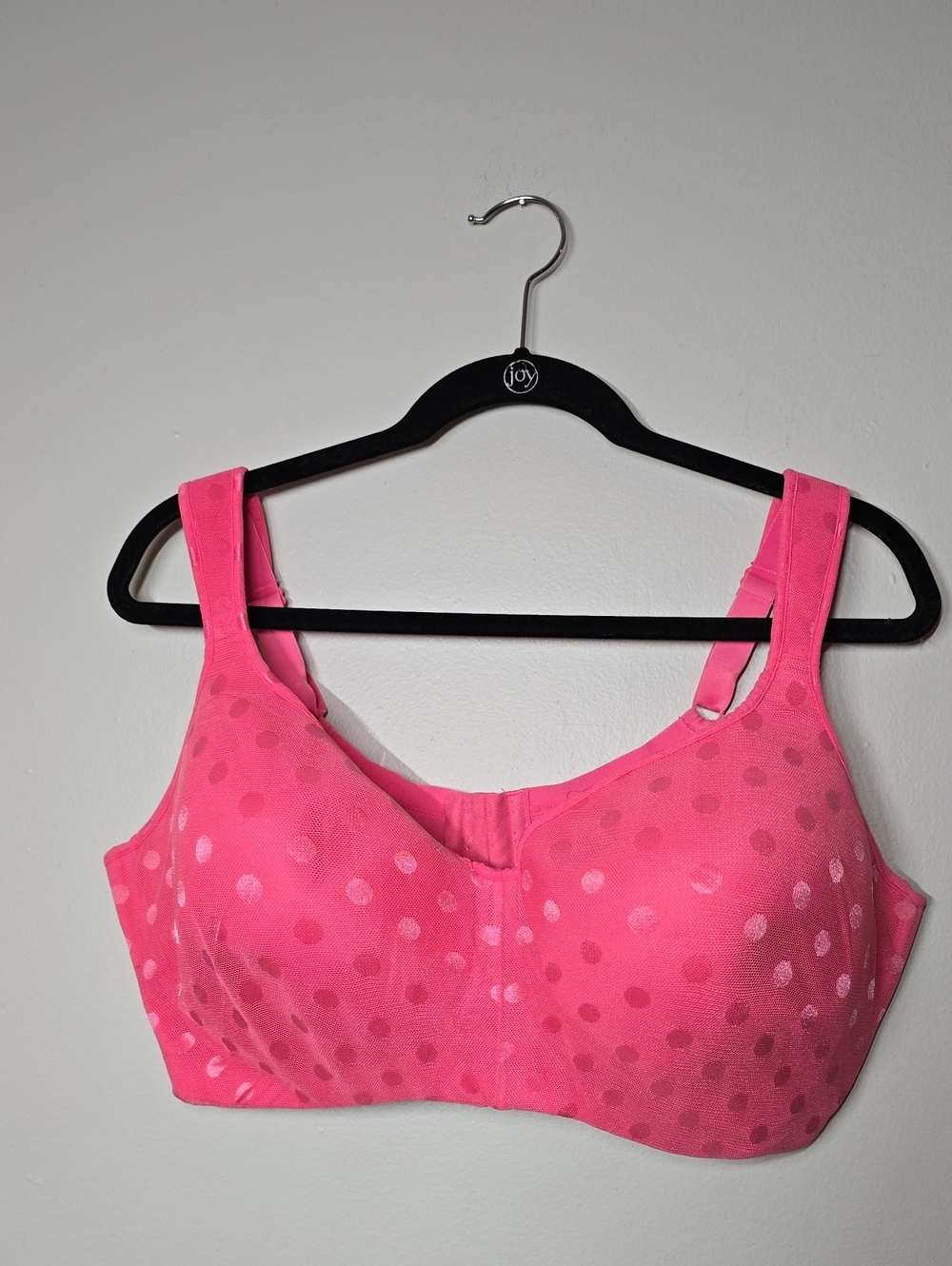 Catherines Women’s Pink Polka Balconette Bra